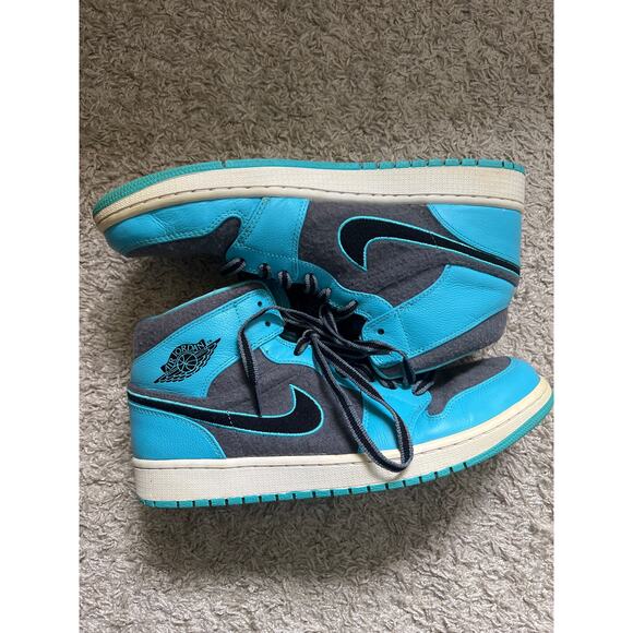 Air Jordan 1 Mid Gamma Blue Size 12 US Men’s - Picture 1 of 6